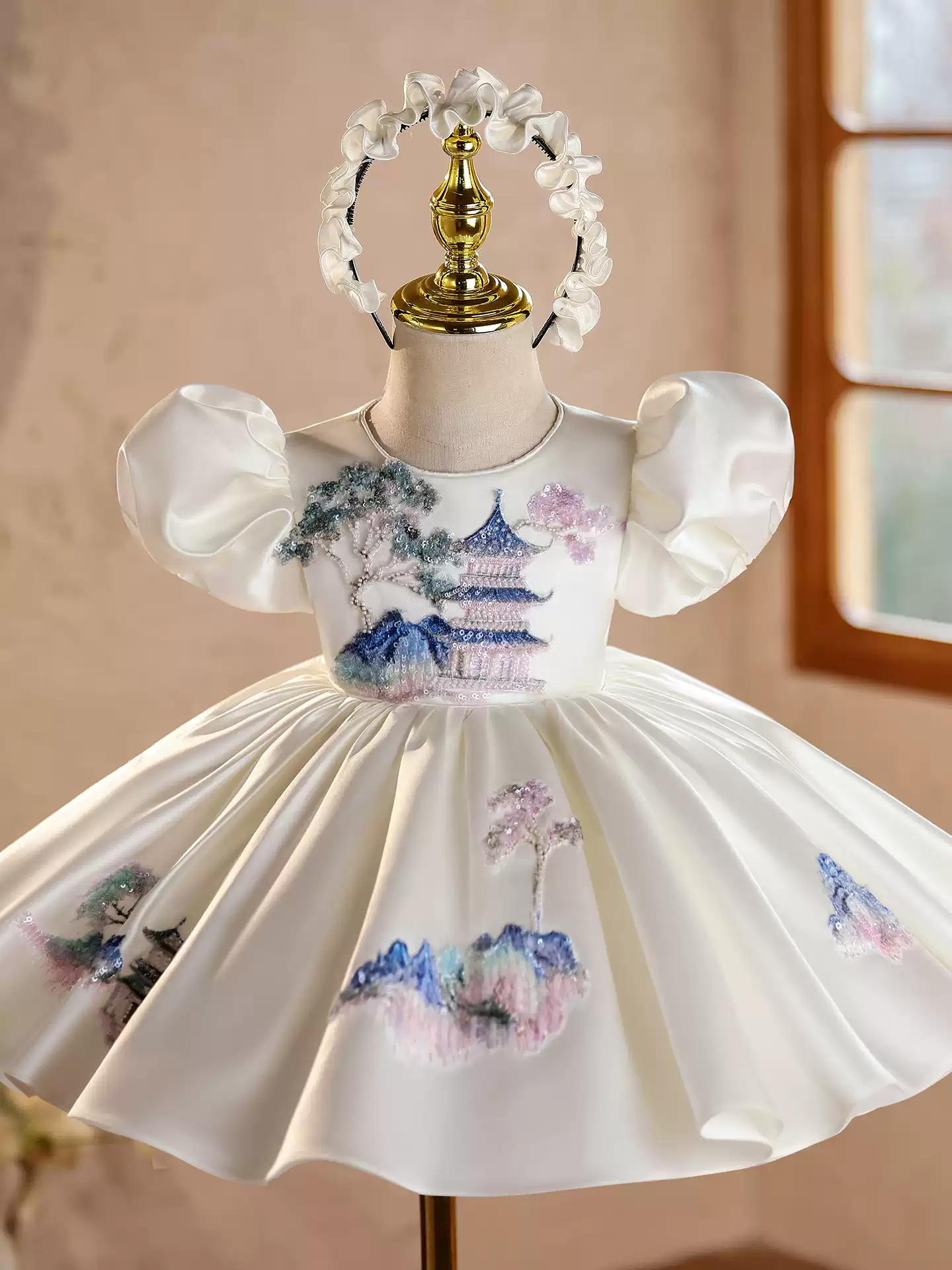 Baby Clothing Girls - Toddler baby girl dress light luxury