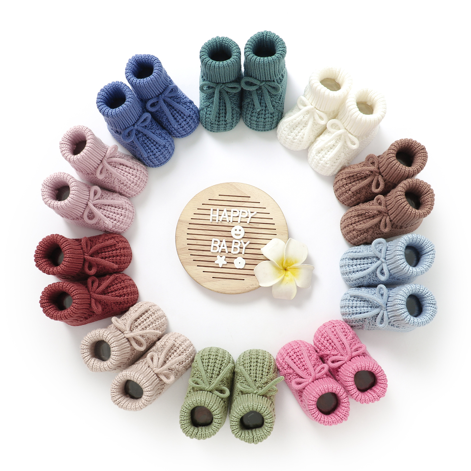 Baby Clothing Yarn - Newborn Baby Shoes Knitted Clothing Accessories