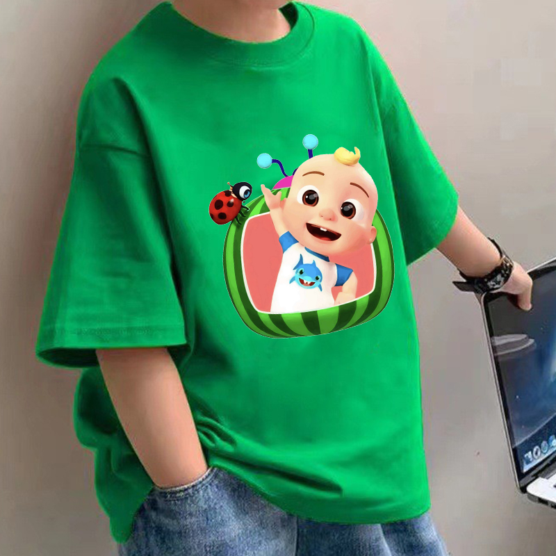 Baby Clothing Girls - Cocomelons Baby T-Shirts Anime Cotton Short