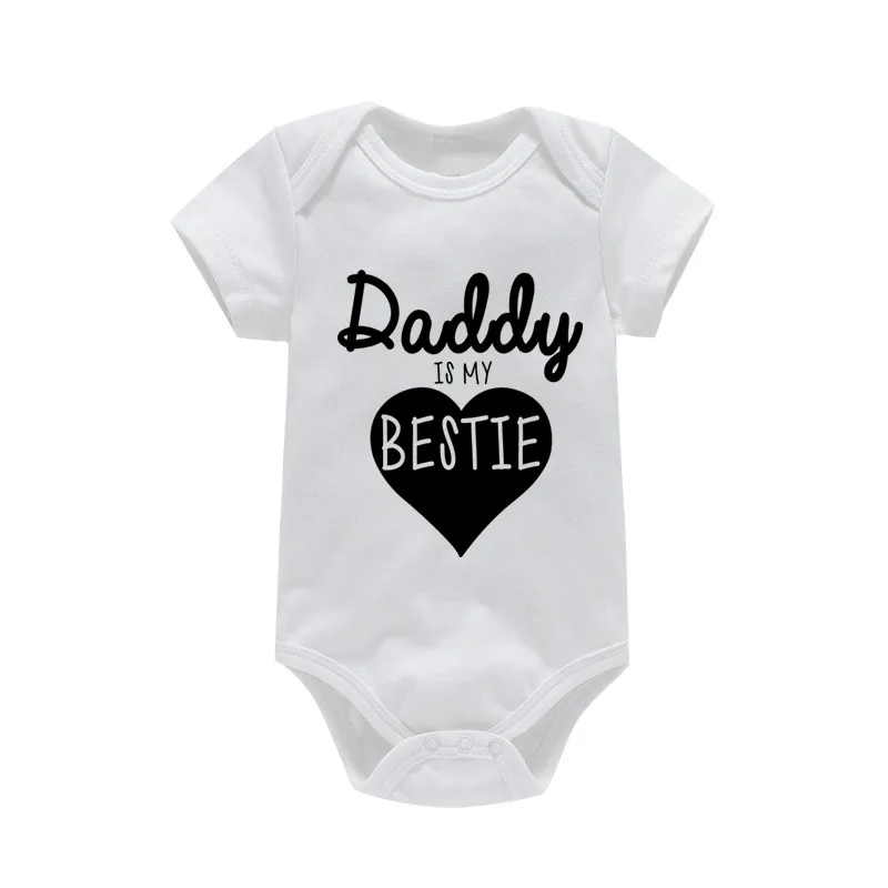 Daddy Is My Bestie Cute Baby B - Baby Clothing Onesies のレビューと価格