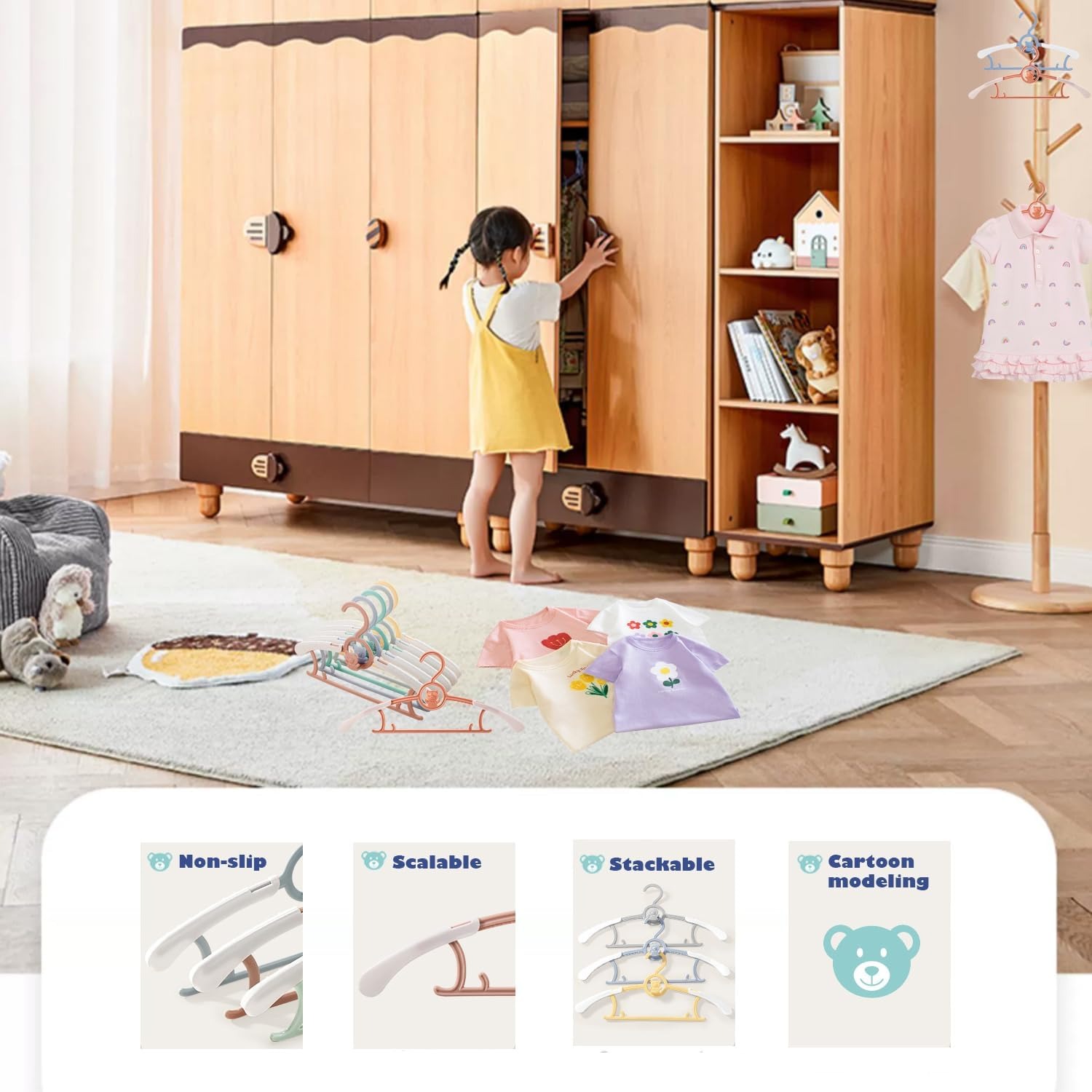 Non-slip Baby Clothes Hanger A - Baby Clothing Stores のレビューと価格