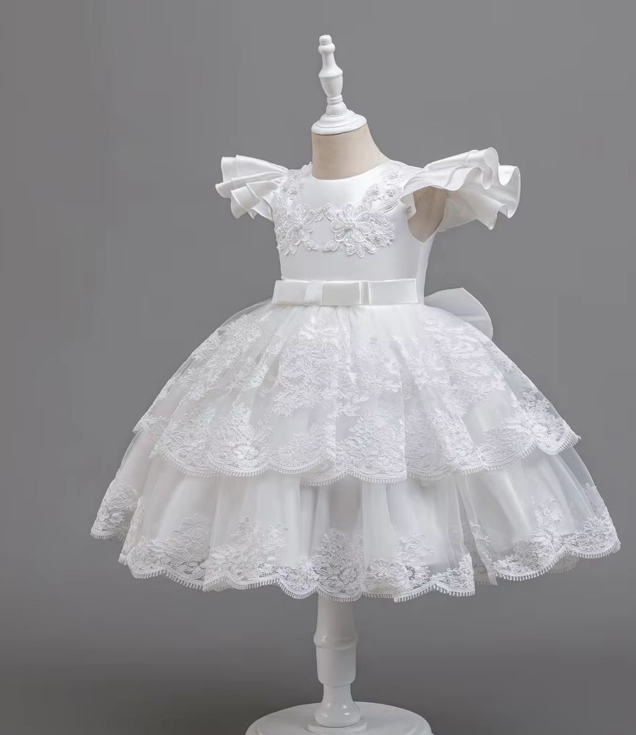 Girl Party Dress Embroidery Ch - Baby Clothing Girls のレビューと価格