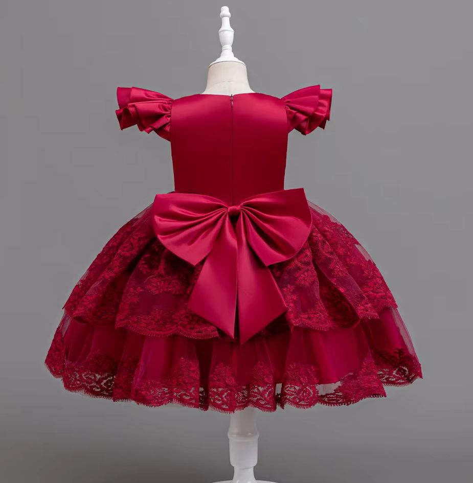 Girl Party Dress Embroidery Ch - Baby Clothing Girls のレビューと価格