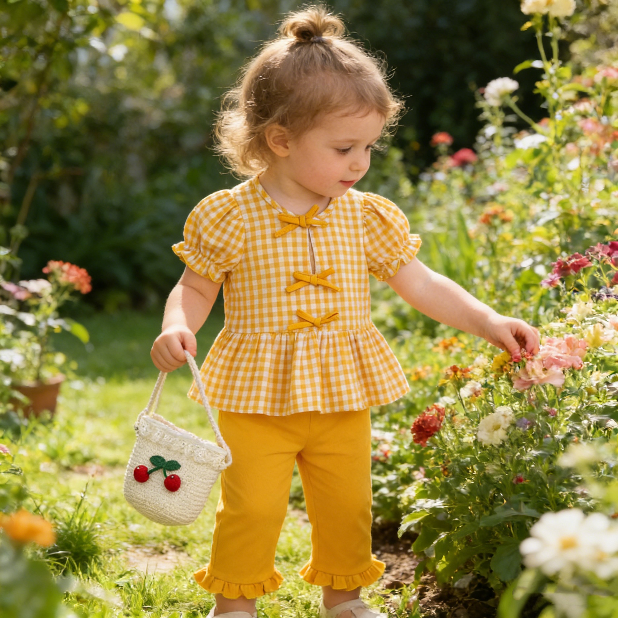 Summer Newborn Girl Yellow Pla - Baby Clothing Yellow のレビューと価格