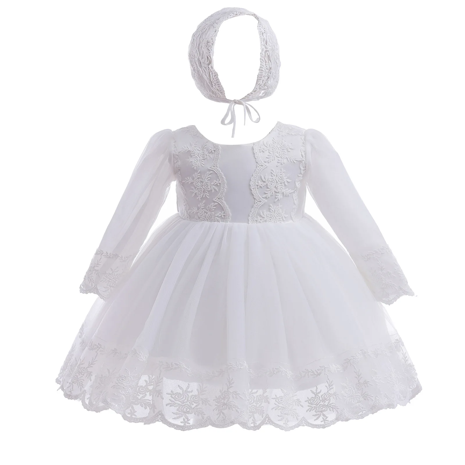 Baby Girl Dress White Embroide - Baby Clothing Yarn のレビューと価格