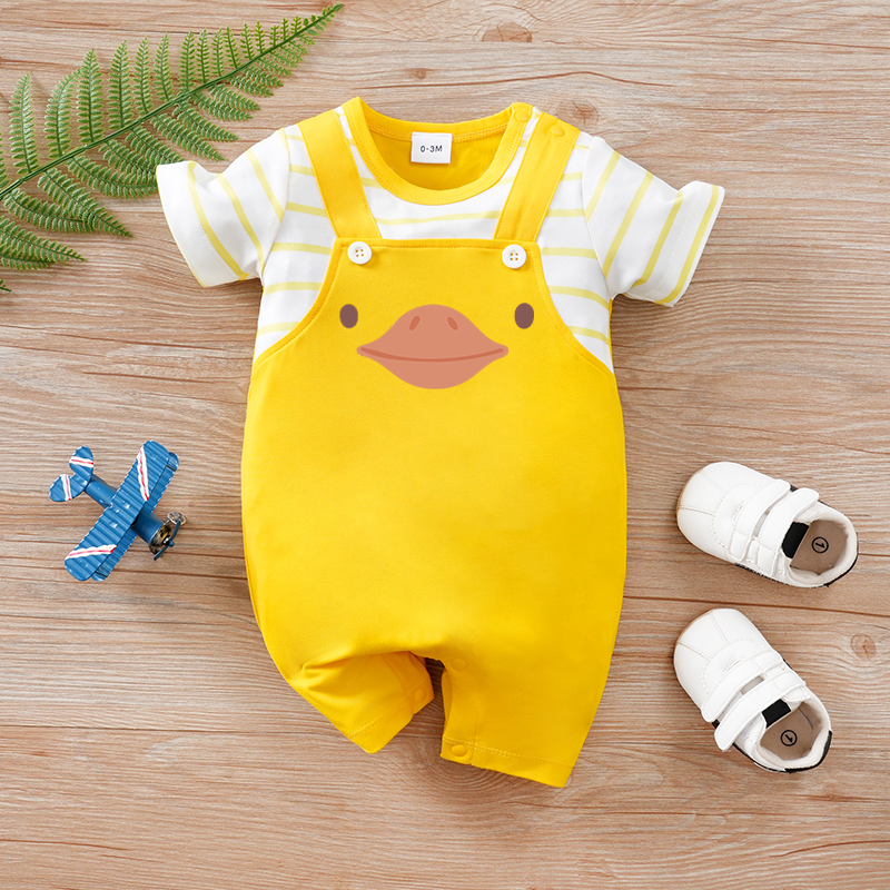Cute Animal Print with Yellow  - Baby Clothing Yellow のレビューと価格