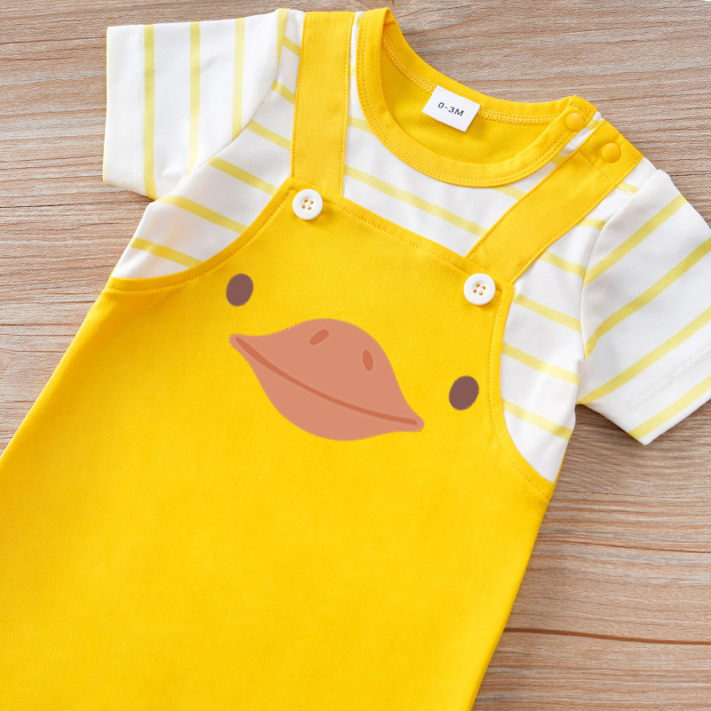 Cute Animal Print with Yellow  - Baby Clothing Yellow のレビューと価格