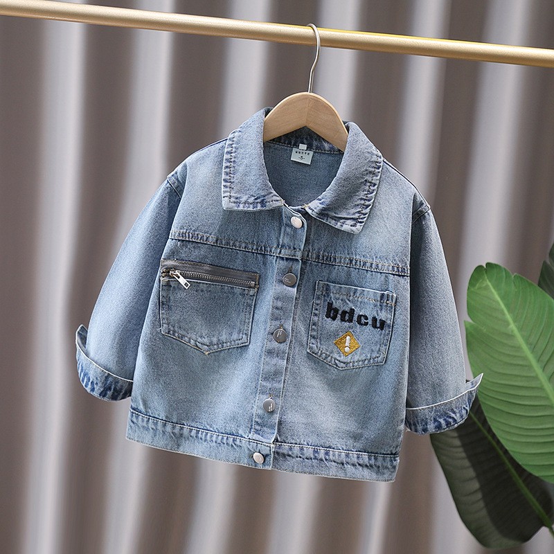 Cute Style Baby Child Denim Ja - Baby Clothing Girls のレビューと価格