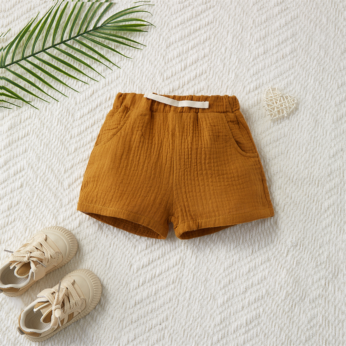 2PCS Cotton Yarn Shorts for Ba - Baby Clothing Yarn のレビューと価格