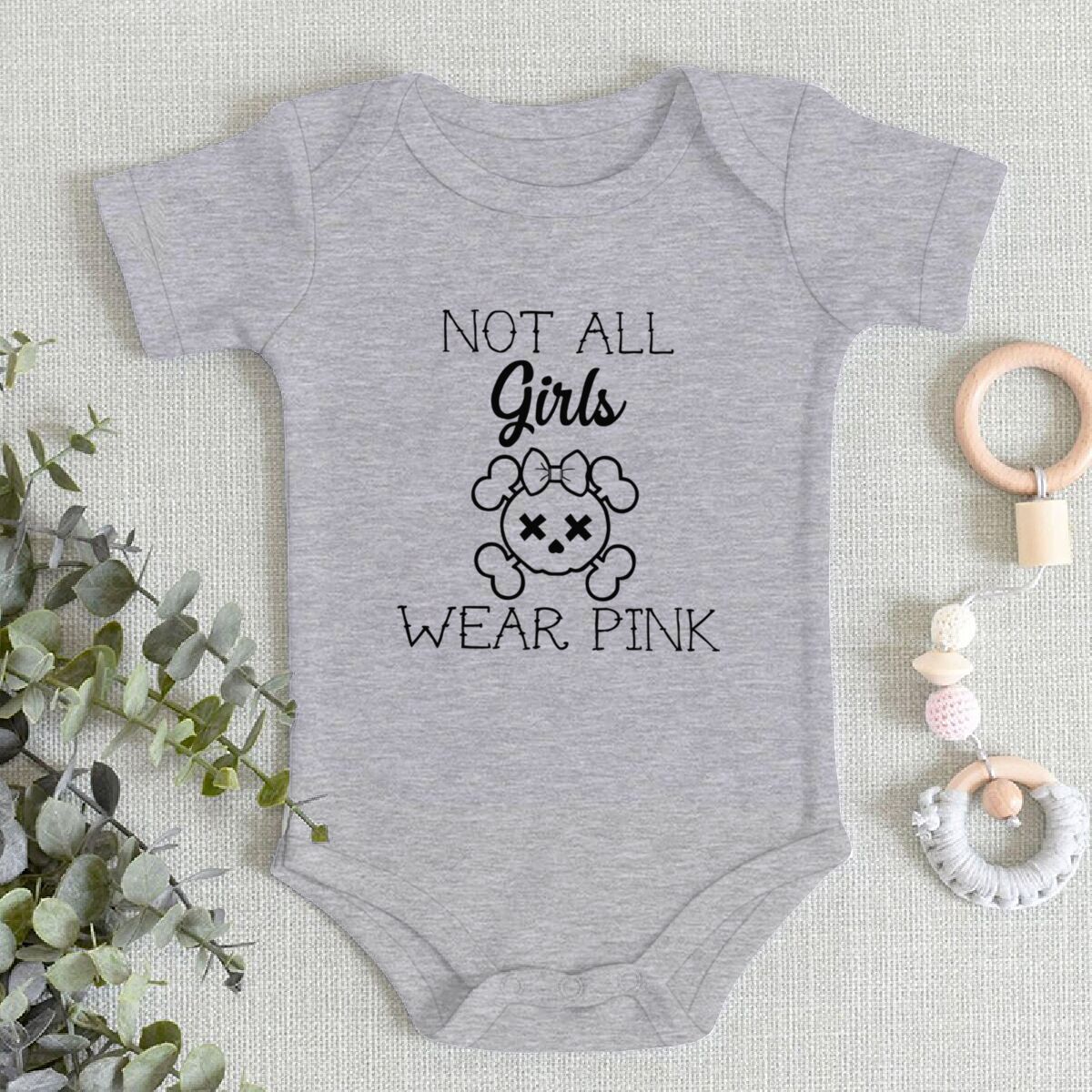 Cool Baby Girl Gift Skull Prin - Baby Clothing Onesies のレビューと価格