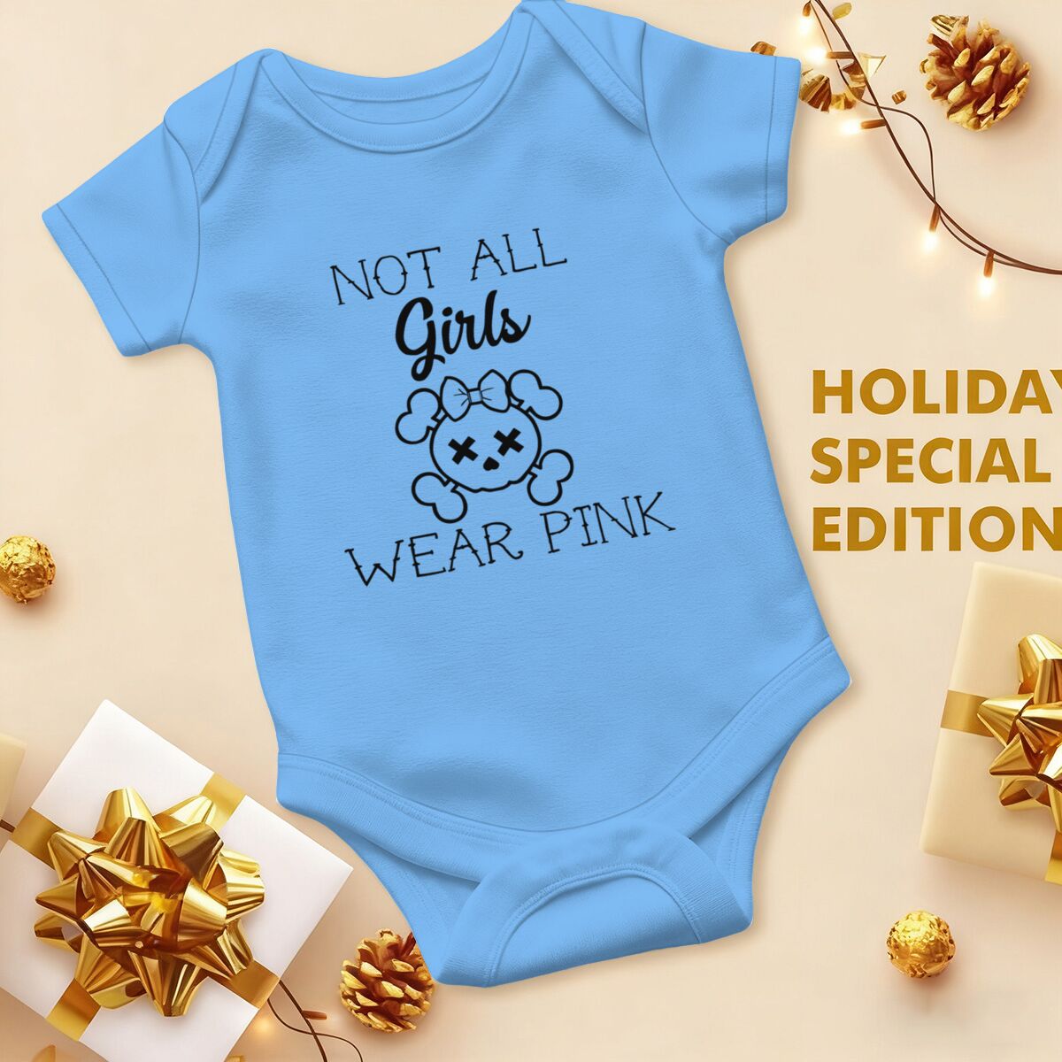 Cool Baby Girl Gift Skull Prin - Baby Clothing Onesies のレビューと価格