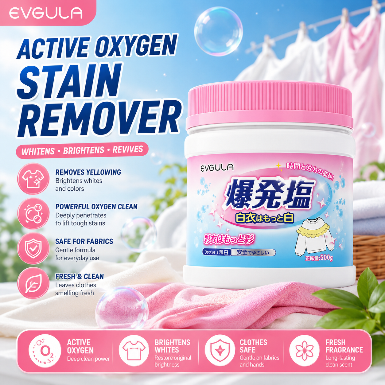 Explosion salt strong decontam - Baby Clothing Yellow のレビューと価格