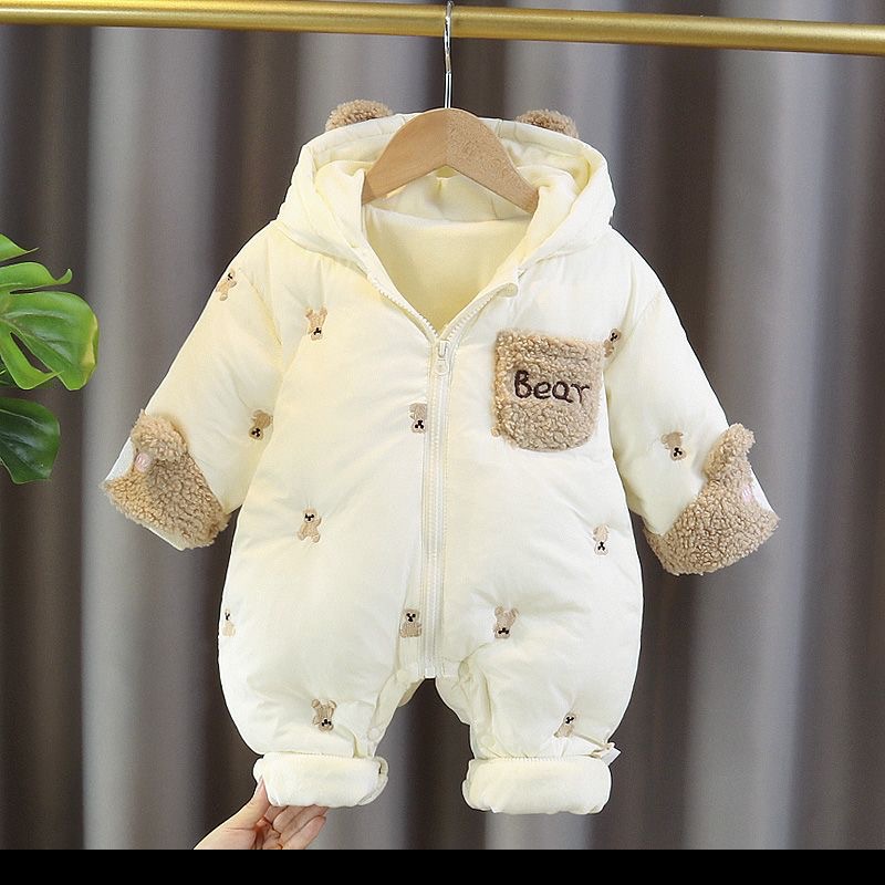Unisex Baby Thickened Onesie f - Baby Clothing Logo のレビューと価格