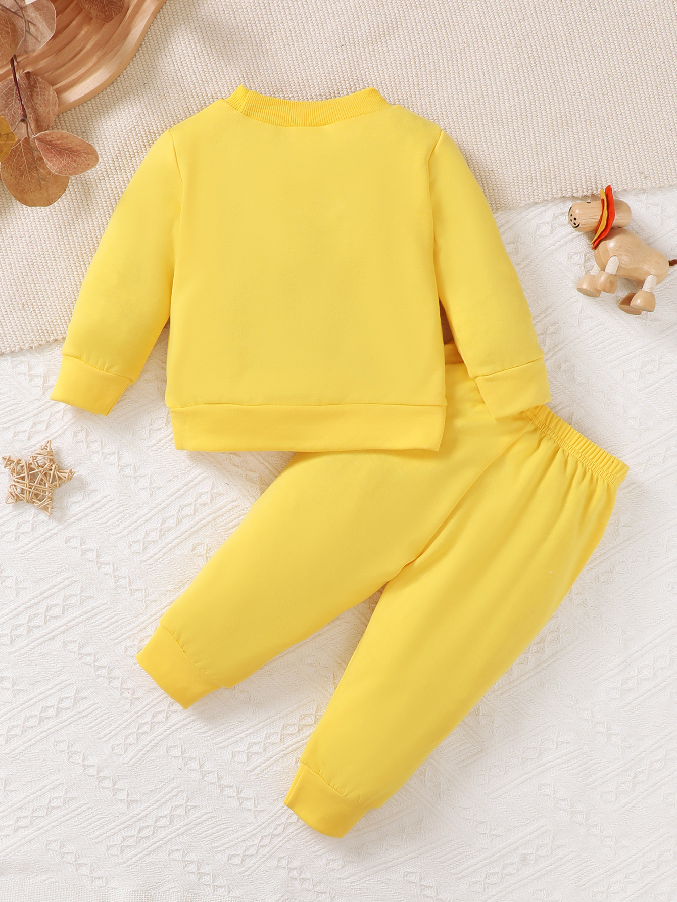 0-3 Years Baby Boy Long Sleeve - Baby Clothing Yellow のレビューと価格